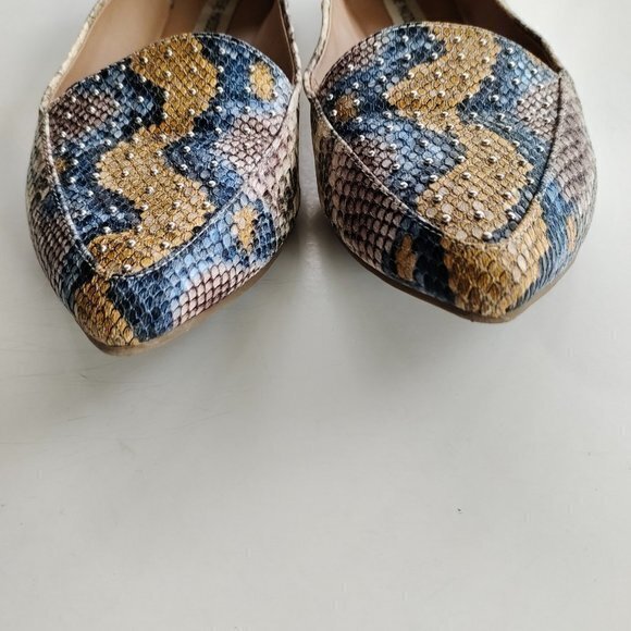 Steve Madden Focus-S Womens Faux Leather Studded Fashion Loafers Size 11M Flats - Picture 4 of 7